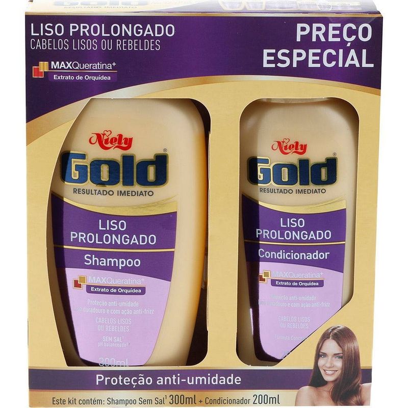 kit-niely-gold-liso-pleno-shampoo-300mlcondicionador-200ml