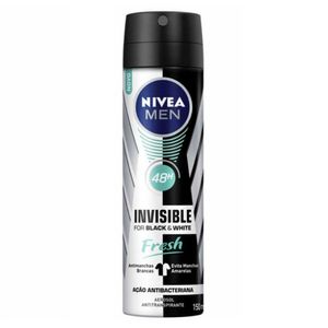Desodorante Nivea Masculino Invisible Black Fresh 150Ml
