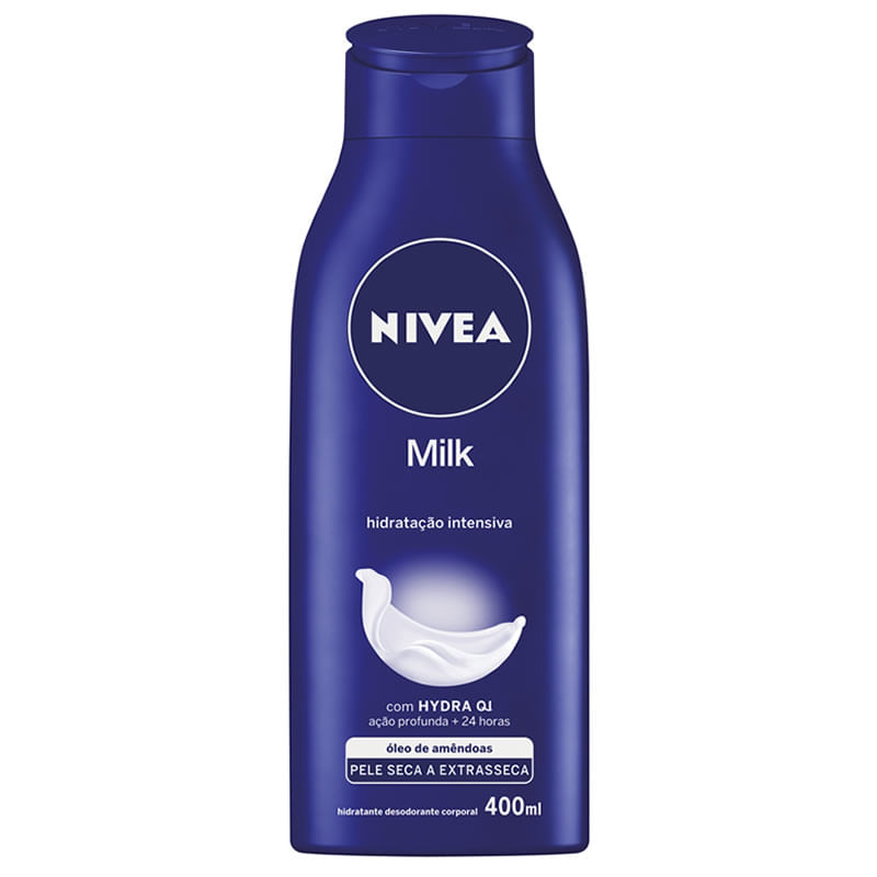 locao-hidratante-nivea-milk-400ml