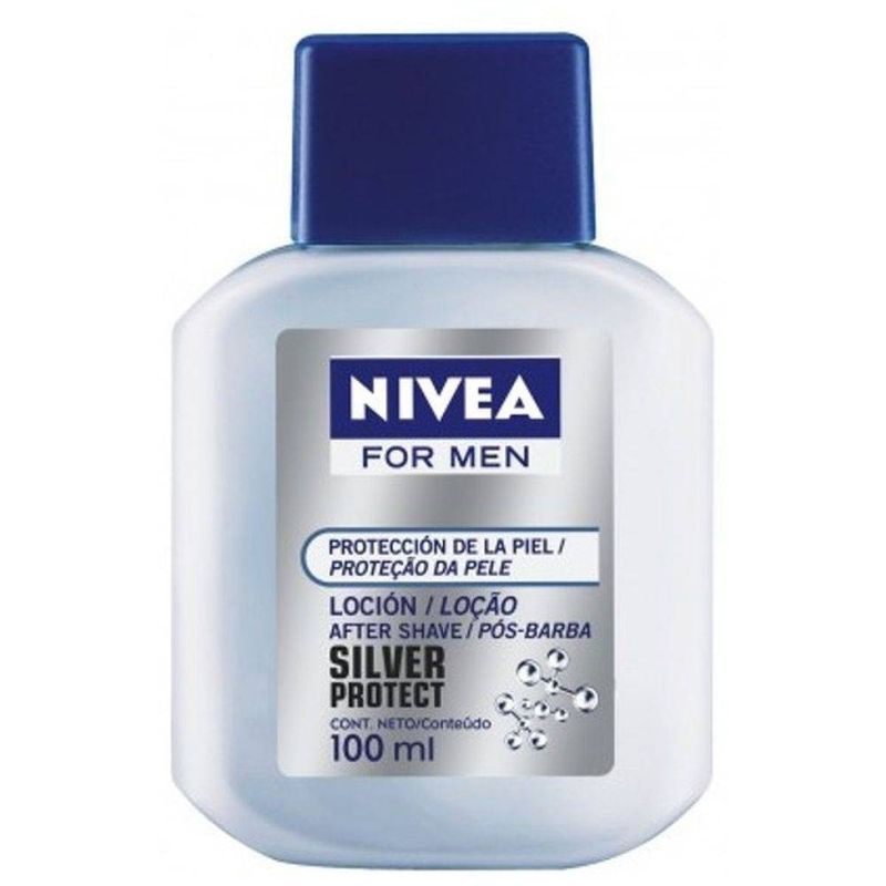 locao-pos-barba-nivea-men-silver-protect-antibacteriano-100ml