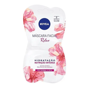 MASCARA FACIAL NIVEA RELAX NUTRIÇAO INTENSA COM 2 UNIDADES