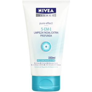 SABOENETE LIQUIDO FACIAL NIVEA 5 EM 1 EXTRA PROFUNDA 150ML