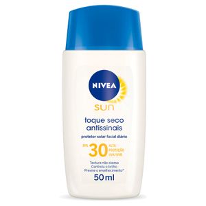 Protetor Solar Facial Nivea Sun Toque Seco Antissinais Fps30 40Ml