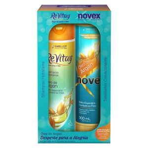 Kit Novex Vitay oleo De Argan Shampoo+Condicionador 300Ml