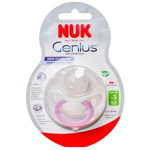 Chupeta Nuk Genius Silicone OrtodOntica Girl N.3