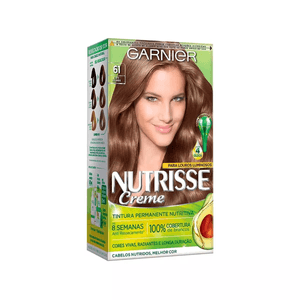Tintura Garnier Nutrisse Creme Cafe Gelado 61