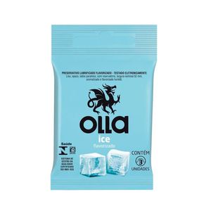 Preservativo Olla Ice Com 3 Unidades