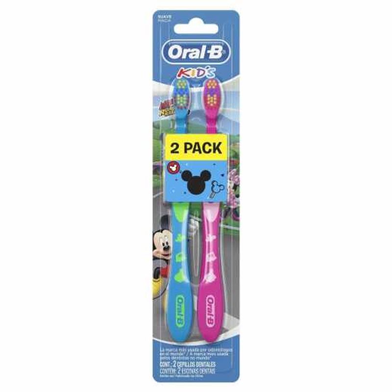 escova-dental-oral-b-infantil-mickey-macia-com-2-unidades