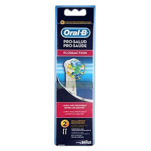 REFIL ESCOVA DENTAL ELETRICA ORAL-B PRO-SAUDE FLOSSACTION COM 2 UNIDADES