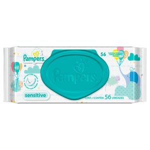 lenço umedecido Pampers Sensitive Com 56 Unidades