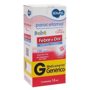 Paracetamol 100Mg/Ml Suspensao Oral 15Ml Ems