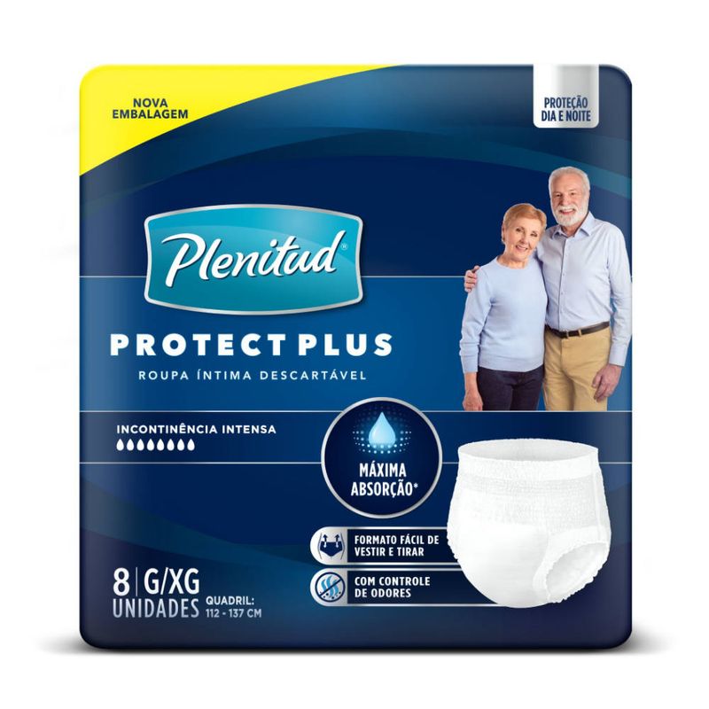 fralda-geriatrica-adulto-plenitud-protect-plus-gxg-com-8-unidades