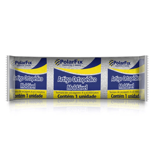 ATADURA GESSADA POLARFIX 10CM X 3M