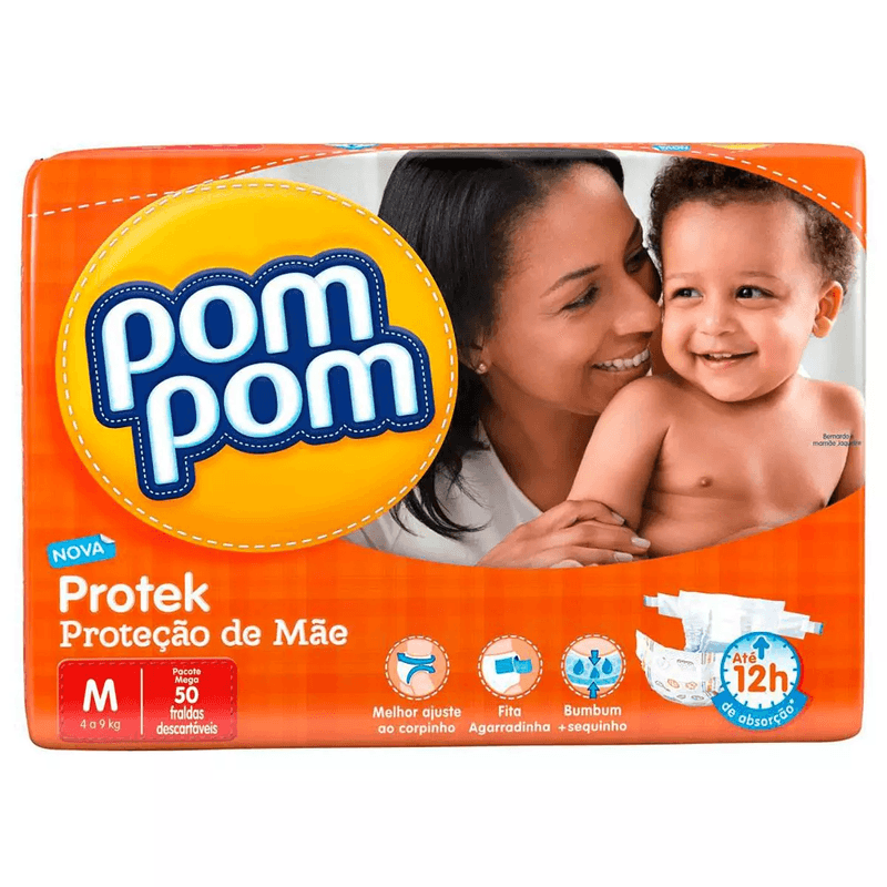 fralda-pom-pom-derma-protek-mega-m-com-46-unidades