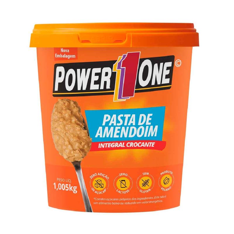 power-1-one-pasta-amendoim-integral-crocante-1005kg