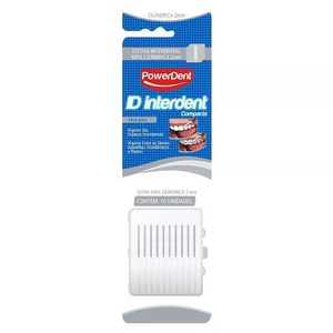 Escova Dental powerdent Ultrafina Cilindrica 2Mm Branca