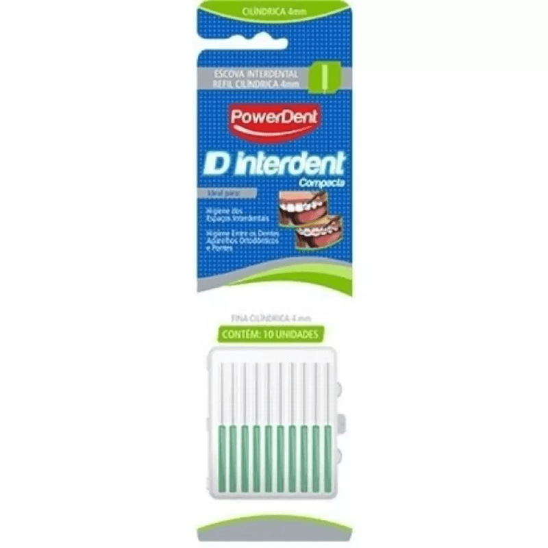 escova-dental-powerdent-interdental-fina-4mm-verde