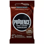 preservativo-lubrificado-chocolate-prudence-com-3-unidades