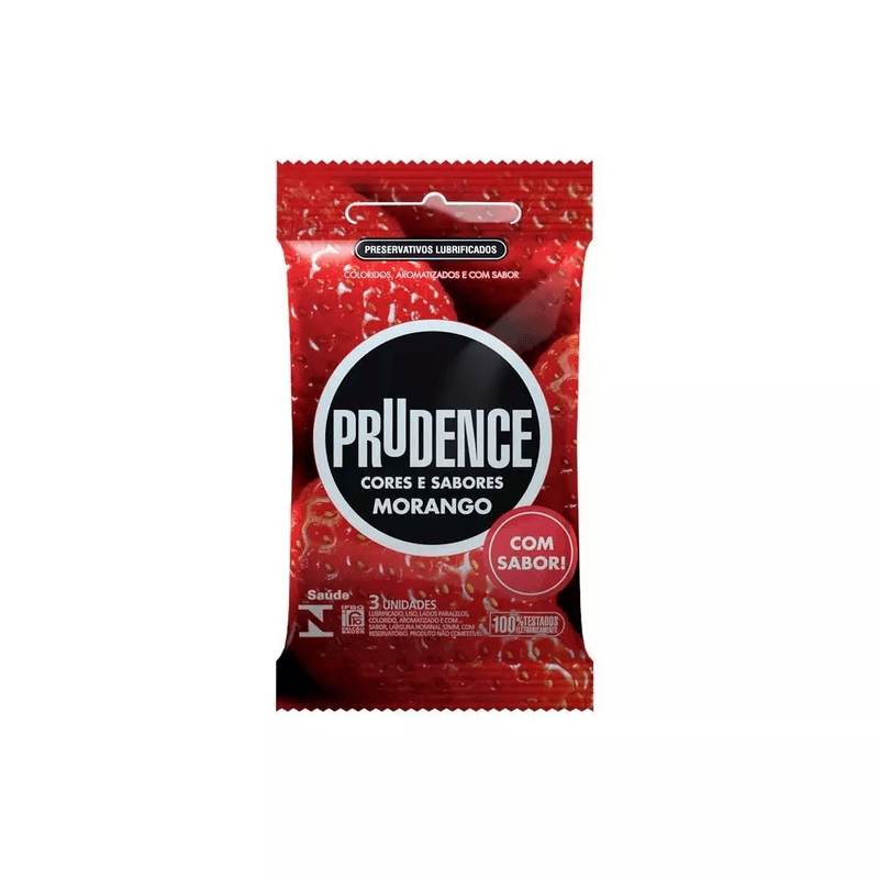 preservativo-prudence-morango-com-3-unidades