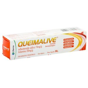 Pomada Dermatologica Queimalive 30G