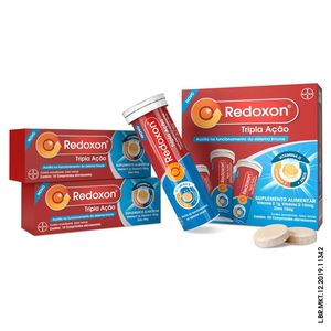 Redoxon Tripla Açao Laranja Com 30 Comprimidos Efervescentes