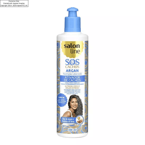 Ativador De Cachos Salon Line S.O.S Cachos Argan 300Ml