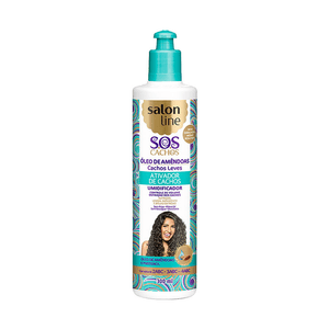 Ativador De Cachos Salon Line S.O.S Cachos Òleo De AmEndoas 300Ml
