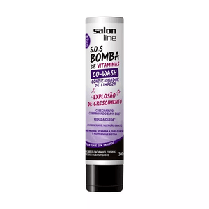 CONDICIONADOR SALON LINE S.O.S BOMBA CO-WASH 300ML