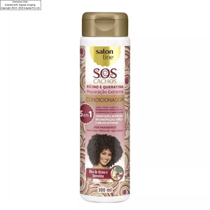Condicionador Salon Line S.O.S Cachos Ricino E Queratina 300Ml