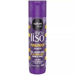 Shampoo Matizador Salon Line Meu Liso Muito+Liso 300Ml