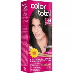 Tintura Salon Line Color Total Castanho Medio 4.0