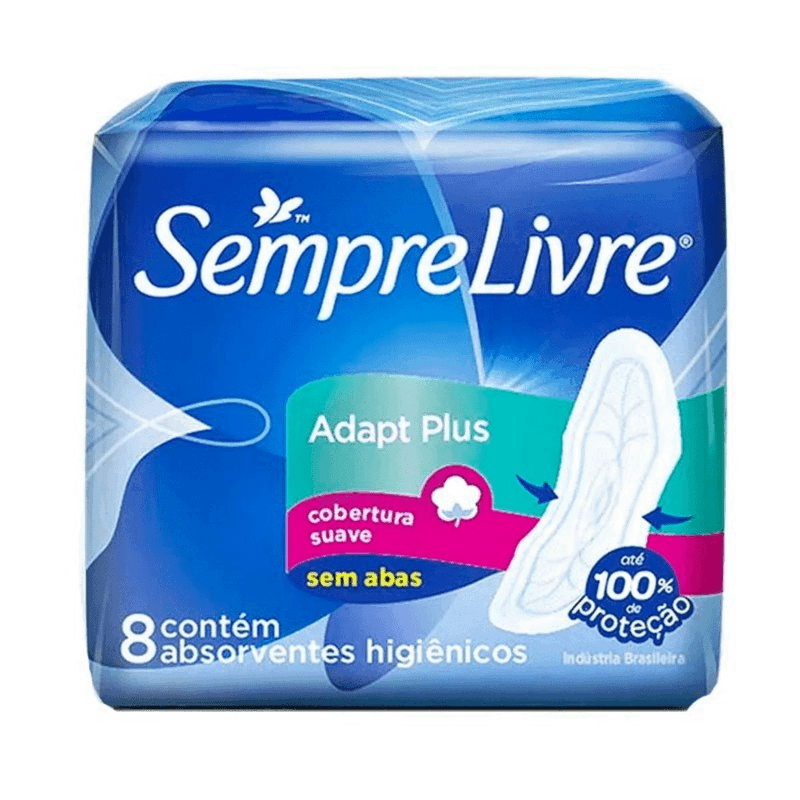 absorvente-sempre-livre-adapt-plus-cobertura-suave-sem-abas-com-8-unidades