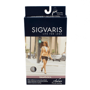 MEIA SIGVARIS 3/4 AUDACE 15-20MMHG S/P P R:120AADPF29