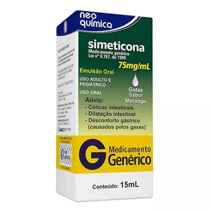 Simeticona 75mg/mL Soluçao Oral 15mL Neo Quimica