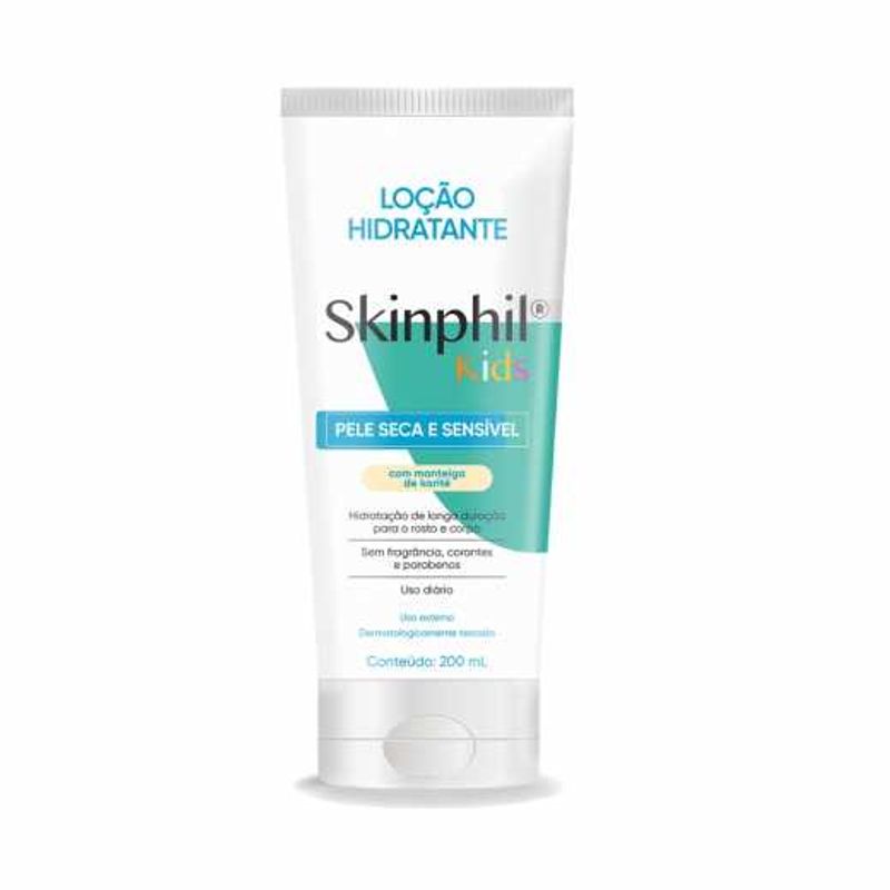locao-hidratante-skinphil-kids-manteiga-de-karite-face-e-corpo-com-200ml