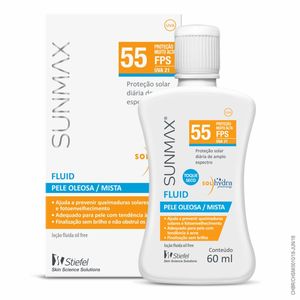 Protetor Solar Sunmax Fluid Fps55 60Ml