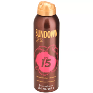 PROTETOR SOLAR SUNDOWN GOLD SPRAY FPS15 200ML