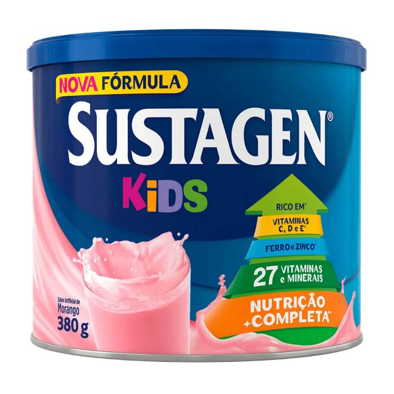 complemento-alimentar-sustagen-kids-morango-380g