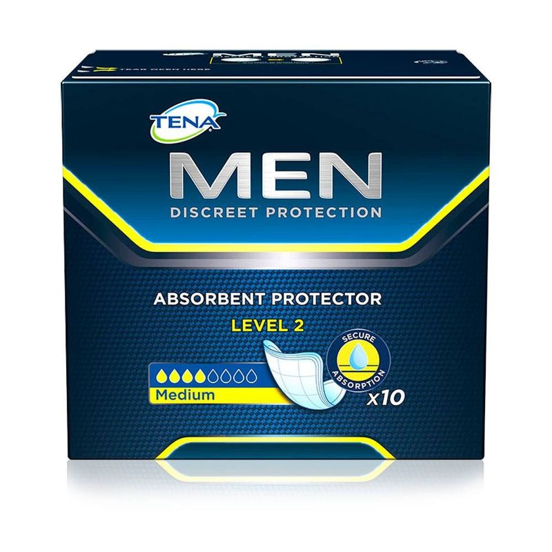 absorvente-tena-men-discreet-protection-com-10-unidades