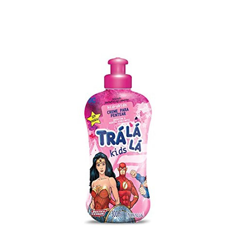 creme-para-pentear-tra-la-la-infantil-hidrakids-liga-da-justica-300ml