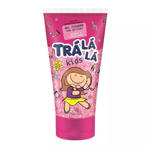 Gel Fixador Tra La La Infantil Com Glit Liga Da Justiça 150G