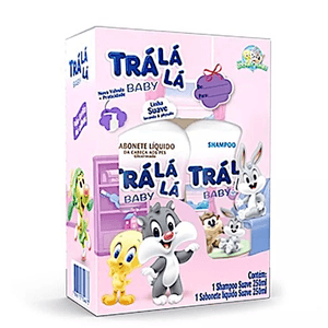 KIT TRA LA LA BABY SUAVE SHAMPOO+SABONETE LIQUIDO 250ML