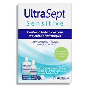 KIT UltraSept SoluçAo para Lentes 360ml+120ml