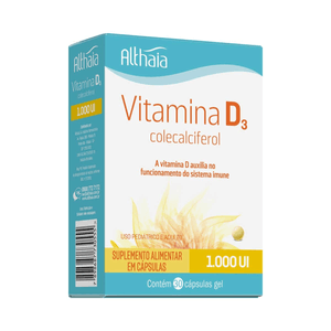 Vitamina D3 5.000Ui Com 30 Comprimidos Althaia