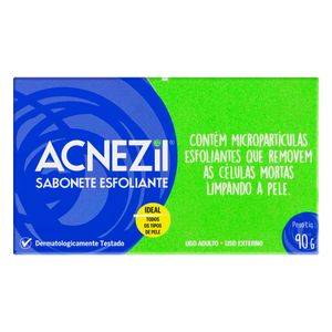 Sabonete Facial Esfoliante Acnezil 90G