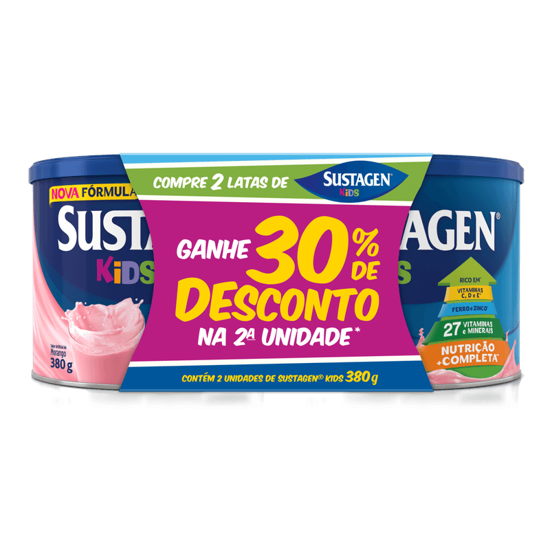 kit-sustagen-kids-morango-380g-com-2-unidades