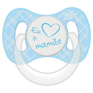 Chupeta Lillo Funny Amor Orto Silicone N2 Azul