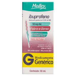 Ibuprofeno 50Mg/Ml Suspensao Oral 30ml Medley