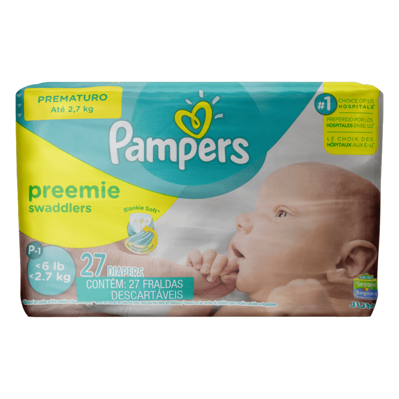 fralda-pampers-preemie-swaddlers-prematuro-com-27-unidades
