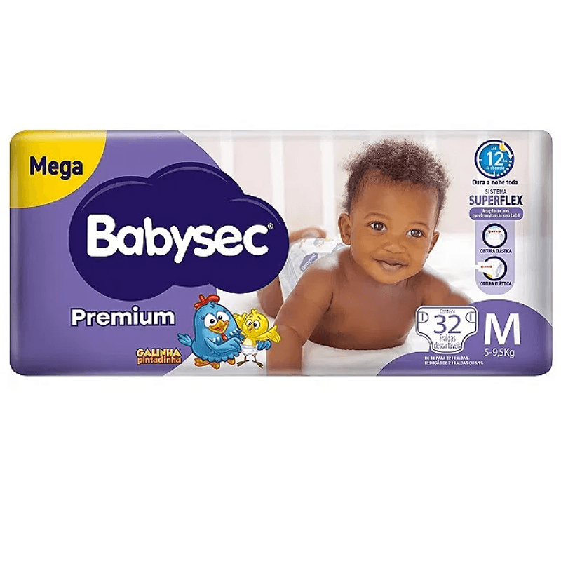 fralda-babysec-galinha-pintadinha-premium-mega-m-com-32-unidades